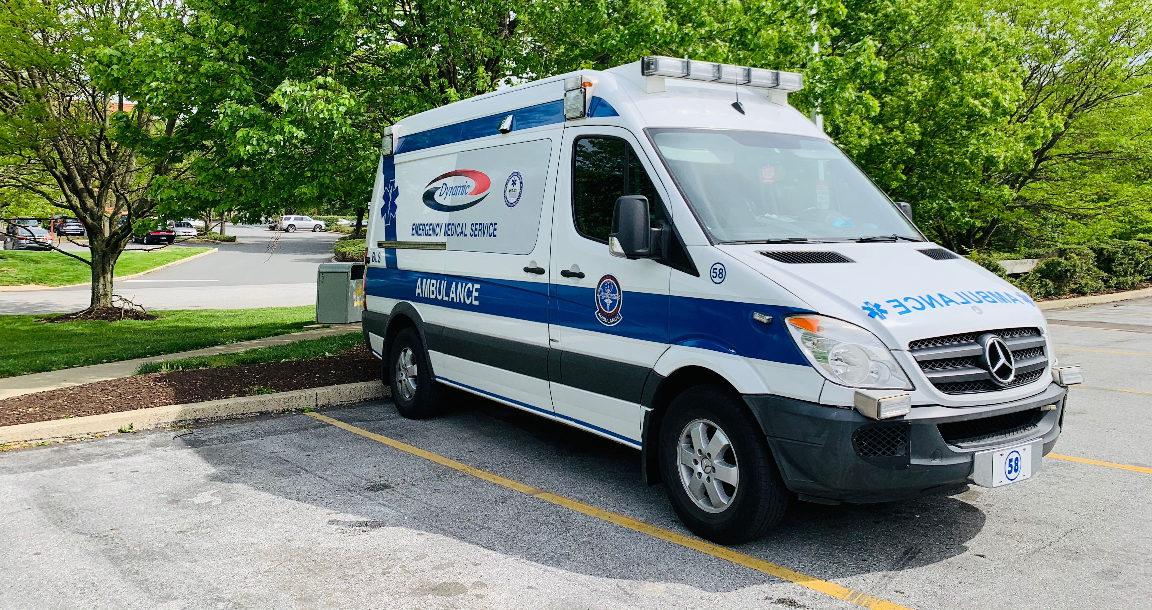 philadelphia ambulance parked